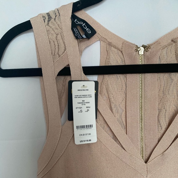 BEBE Alana Lace Bandage Dress - Picture 6 of 6